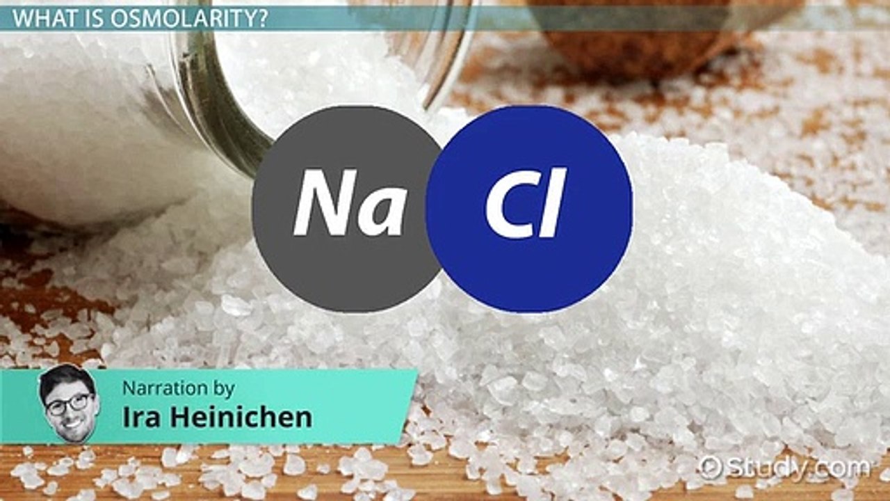 Osmolarity- Definition, Formula & Calculations - - video Dailymotion