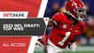 How many WRs will be Drafted in the First Round? | NFL Draft | BetOnline All Access