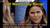 General Hospital Spoilers: Thursday, April 28 – Sasha Panics After Running Over Harmony – Carl - 1br