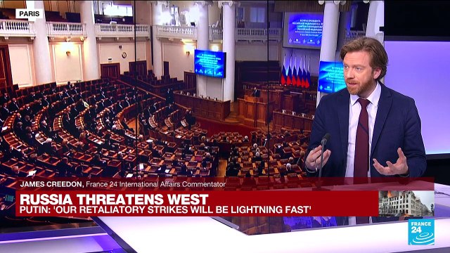 Russia steps up assault on east Ukraine, Putin threatens countries that intervene