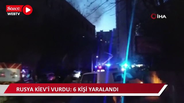 Rusya’nın Kiev’e düzenlediği saldırıda 6 kişi yaralandı