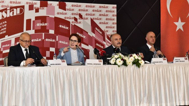 Akşener'den Babacan açıklaması: Seçim yasasına dair yapılmış bir açıklama diye düşünüyorum