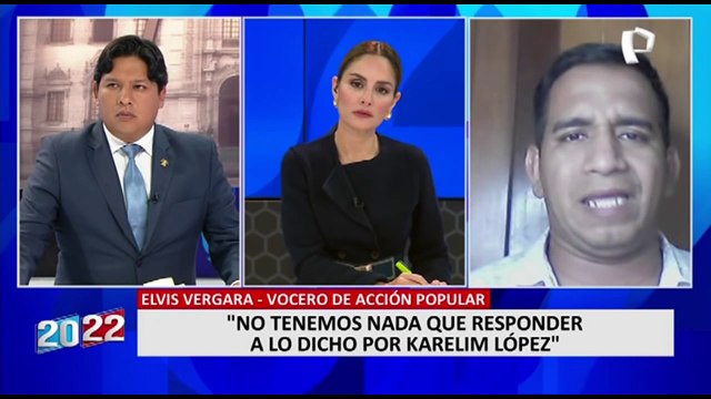 Elvis Vergara: “Karelim López presentó documentos falsos ante la Comisión de Fiscalización”