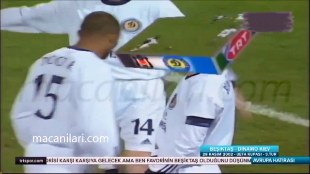 Beşiktaş 3-1 Dinamo Kiev [HD] 28.11.2002 - 2002-2003 UEFA Cup 3rd Round 1st Leg