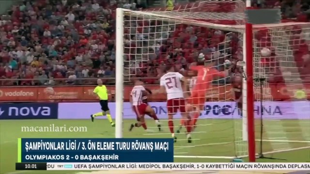 Olympiacos FC 2-0 Medipol Başakşehir [HD] 13.08.2019 - 2019-2020 UEFA Champions League 3rd Qualifying Round 2nd Leg + Post-Match Comments