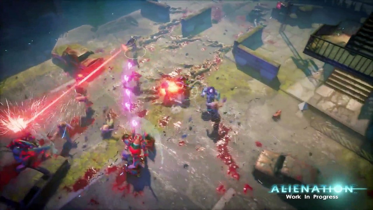 Alienation pre-alpha co-op footage