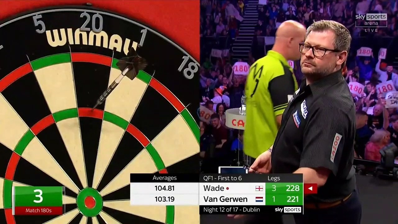 Michael van Gerwen vs James Wade | QF | Night 12 | 2022 Premier League Darts