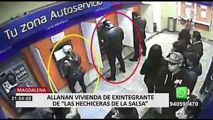 Download Video: Allanan vivienda de exintegrante de “Las hechiceras de la Salsa” acusada de fraude y lavado de activos