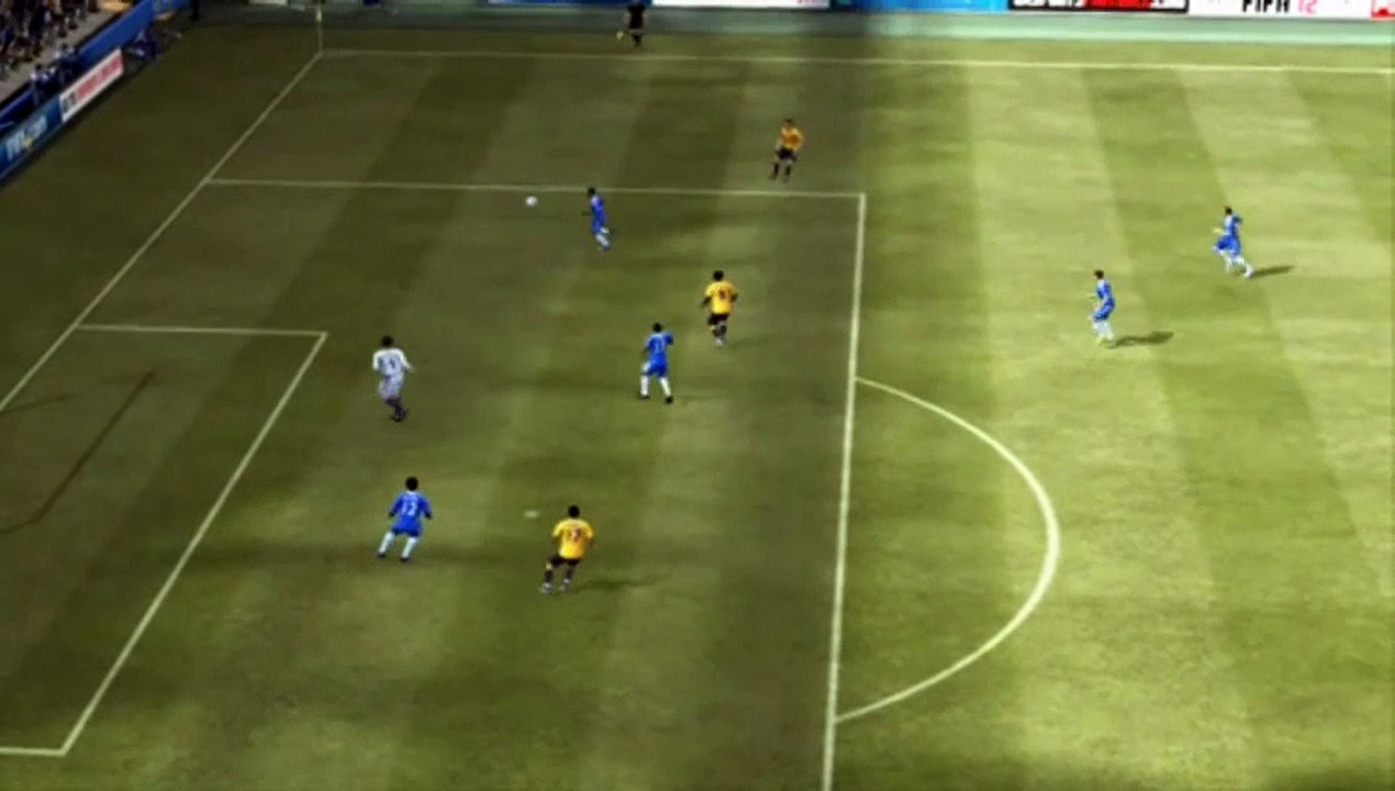 FIFA 12 Defending a one-on-one action Defending...