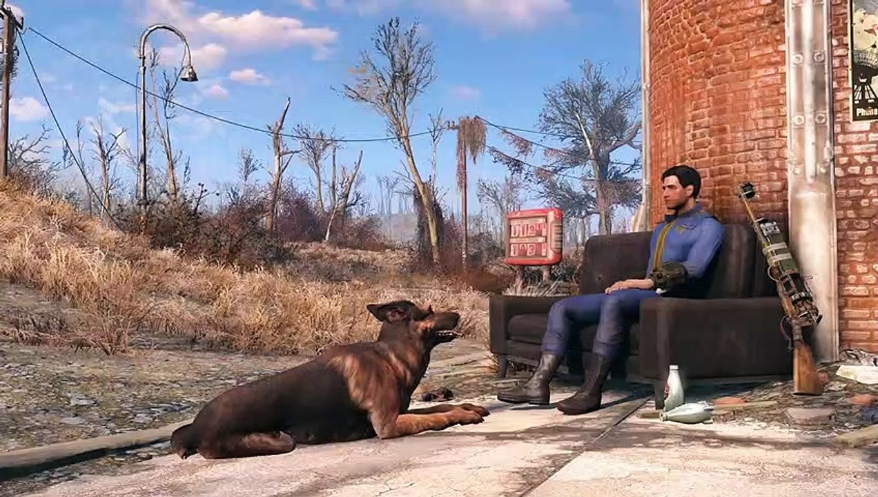 Fallout 4 behind the scenes - Dogmeat