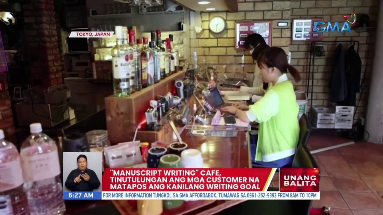 'Manuscript Writing' cafe, tinutulungan ang mga...