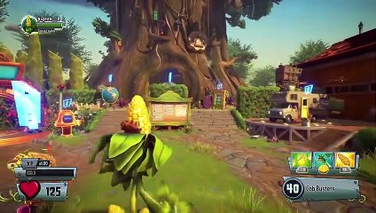 Plants vs. Zombies: Garden Warfare 2 gameplay - solo play