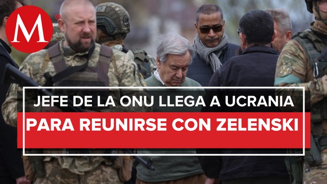 António Guterres, jefe de la ONU, llega a Ucrania tras reunión con Putin en Rusia