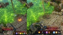 Divinity: Original Sin - Enhanced Edition behind the scenes - before and after enhancing