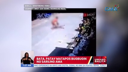 Bata, patay matapos bugbugin ng sariling ama sa Rodriguez, Rizal | UB