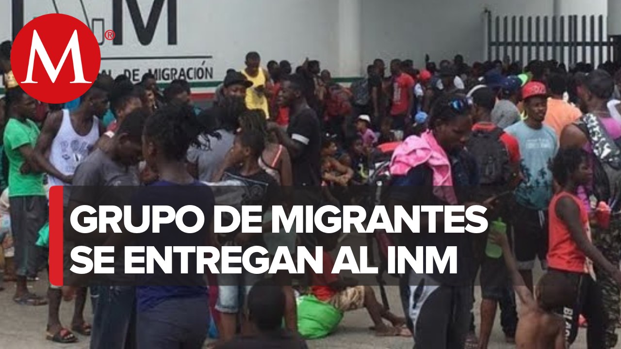 En Chiapas, caravana migrante se entrega tras acuerdo con autoridades
