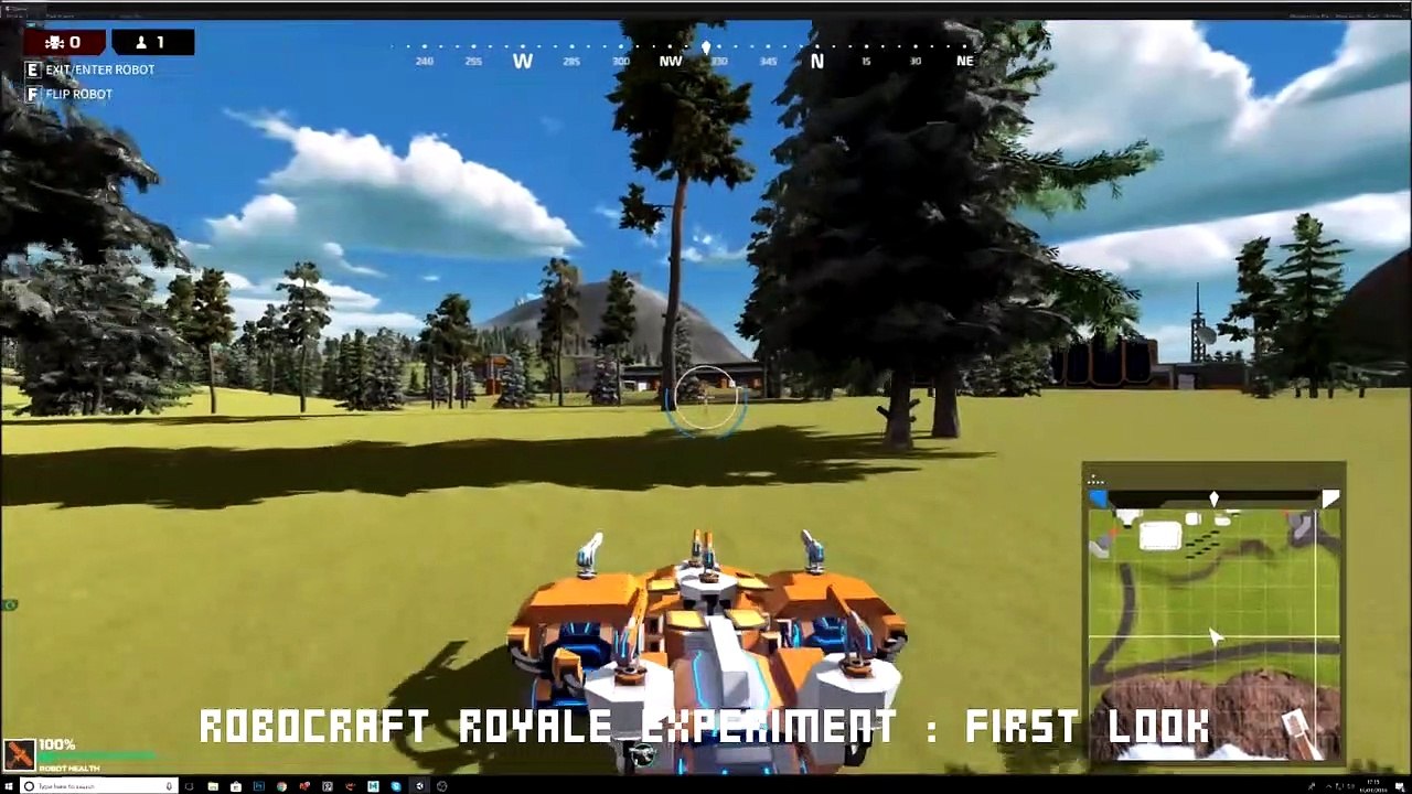 RoboCraft Royale pre-alpha gameplay
