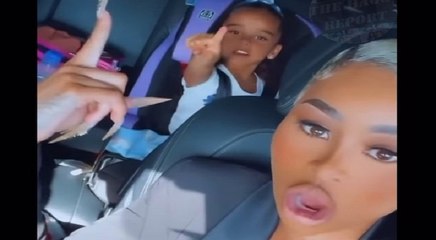 Blac Chyna shares video of her with Dream singing Smashmouth's "All Star" after day in court