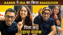  Aww! Aamir Khan Does Ira Khan's Make Up, Star Kid Makes Fun Of Actor