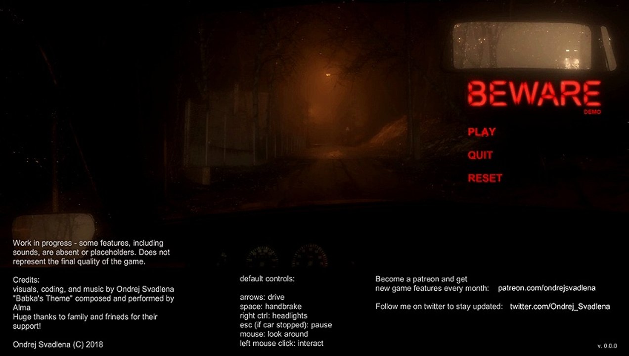 Beware demo gameplay