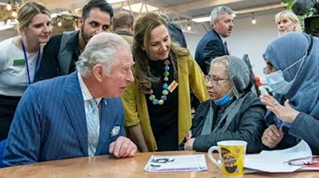 'Must do something' Charles voices concern for asylum seekers after community centre visit