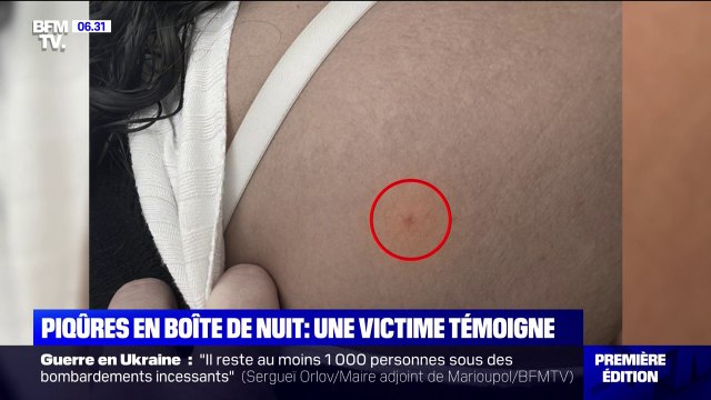 Piqûres en boîte de nuit: le témoignage d'une victime