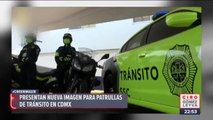 Presentan nueva imagen para patrullas de tránsito en CDMX