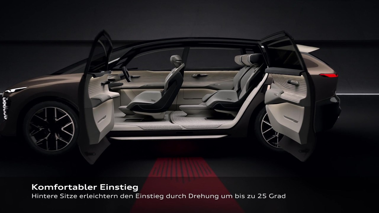 Audi urbansphere concept – Interieur und Raumkonzept Animation