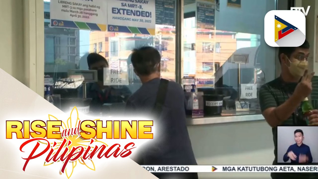 Libreng sakay sa MRT-3, pinalawig hanggang Mayo 30