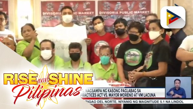 Divisoria vendors, nagsampa ng kasong paglabag sa Anti-graft and Corrupt Practices Act vs Mayor Moreno at VM Lacuna