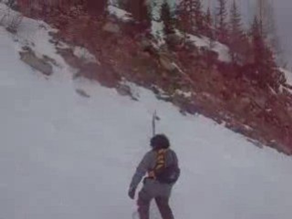 bonne descente en direction de la flegere chamonix alkarou