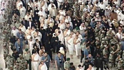 Cumhurbaşkanı Erdoğan ve ekibi Umre yaptı! Güvenlik güçleri bölgede kuş bile uçurtmadı