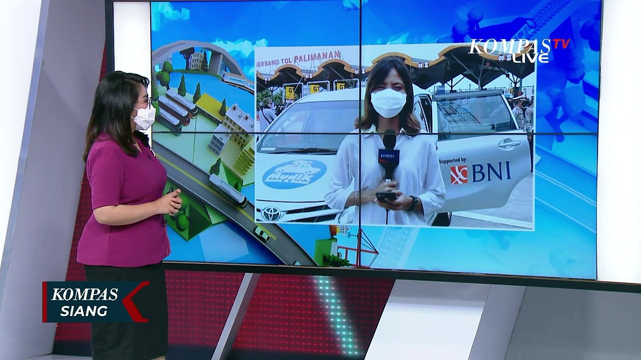 Sistem One Way Masih Diberlakukan, Siang Ini Arus Mudik di Tol Palimanan Terpantau Ramai Lancar