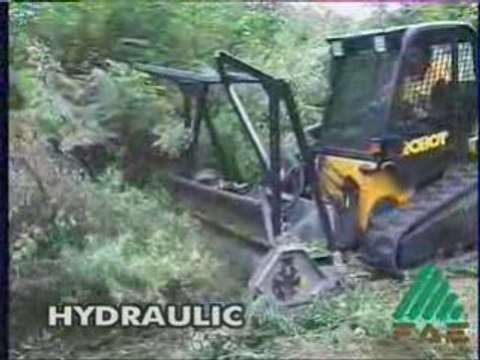 TIMBERCOOP FML-SSL-150 BROYEUR sur SKIDSTEER chargeur