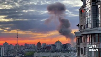 Rusya, Guterres oradayken Kiev'i vurdu