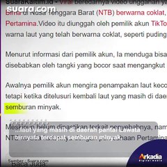 Parah! Penampakan Teluk Bima NTB Berwarna Coklat di Sekitar Pertamina