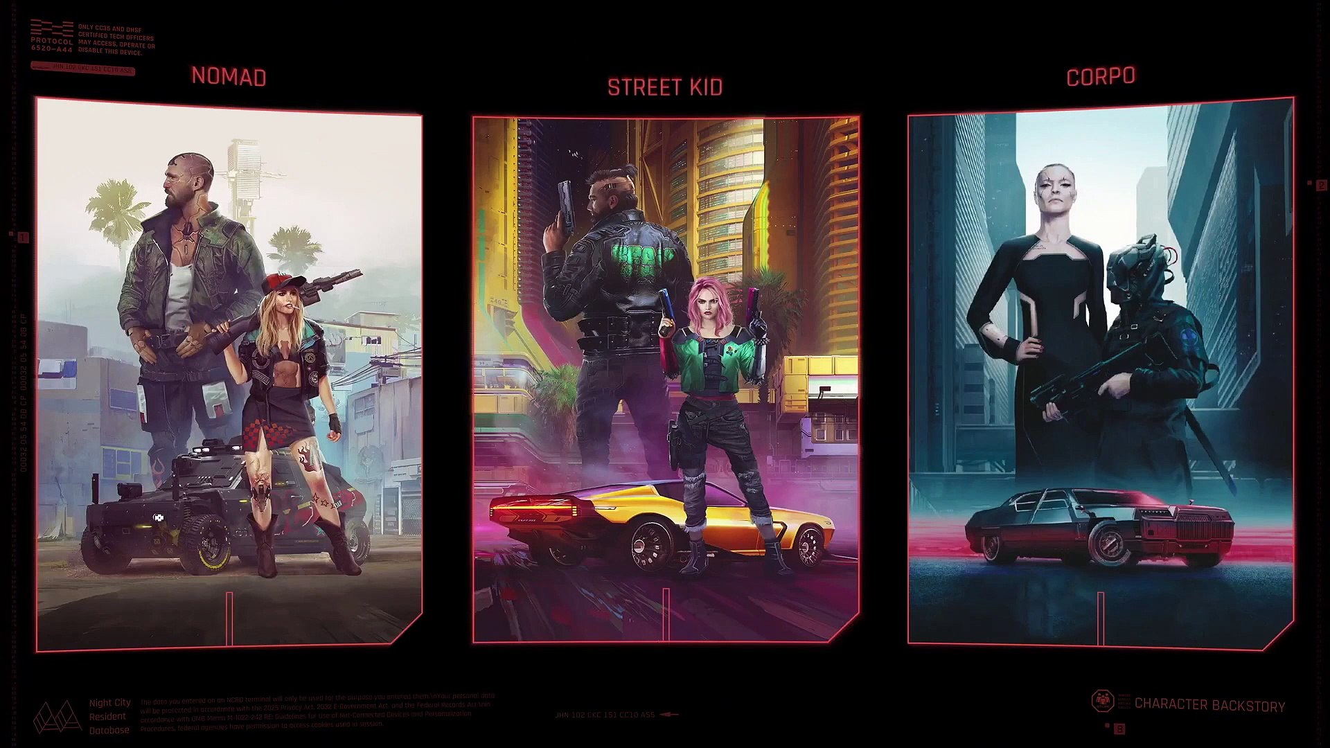 Cyberpunk 2077 Lifepath Choices