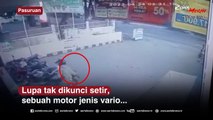 Tak Dikunci Setang, Motor di Minimarket Raib di Tuntun Maling