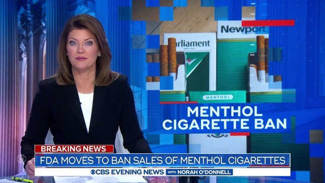 FDA moves to ban sales of menthol cigarettes