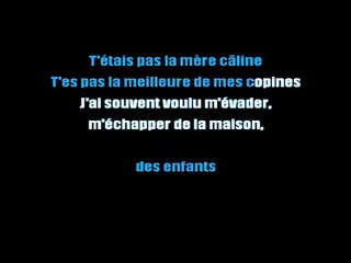 KARAOKE Bigflo Et Oli - Maman