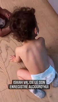 M. Pokora a partagé cette vidéo de son fils Isaiah sur Instagram.