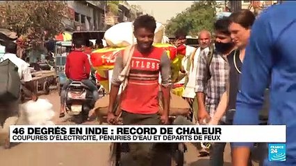 Inde : une vague de chaleur précoce cause des pénuries d'eau et de départs de feu