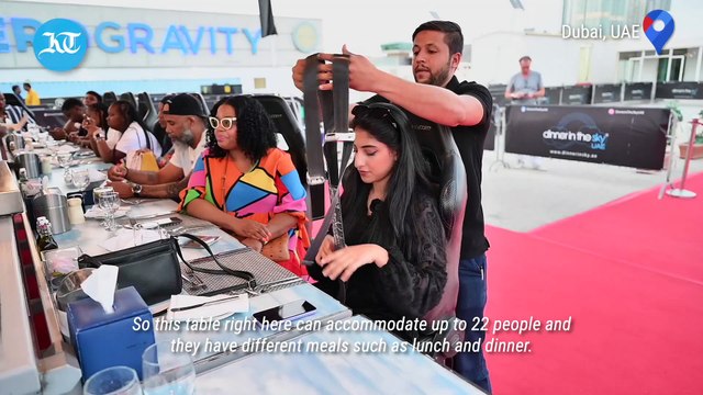 One-of-a-kind dining experience high in the sky