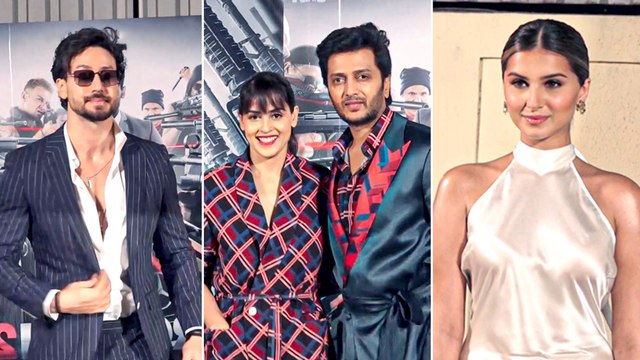 Tiger Shroff-Tara Sutaria Look Smoking Hot At Special Screening Of Heropanti 2