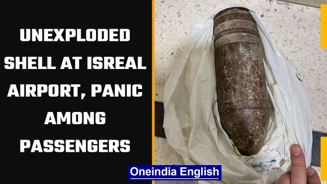 Israel: Passengers run in panic after unexploded shell found in travel’s bag, Watch | Oneindia News