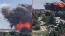 Tuzla'daki vernik fabrikasında büyük patlama! İtfaiye ekipleri yangına müdahale ediyor