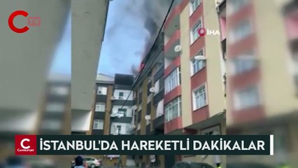 Bağcılar’da korkutan yangın