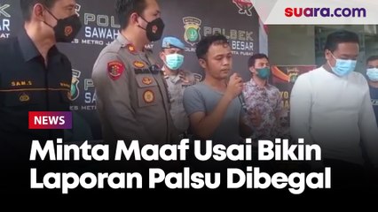 Menyesal Bikin Gaduh Usai Bohong Jadi Korban Begal, Ray Anggota PPSU Minta Maaf ke Anak Istri