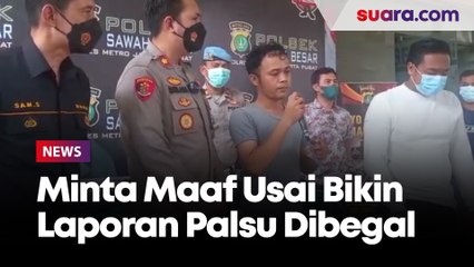 Download Video: Menyesal Bikin Gaduh Usai Bohong Jadi Korban Begal, Ray Anggota PPSU Minta Maaf ke Anak Istri