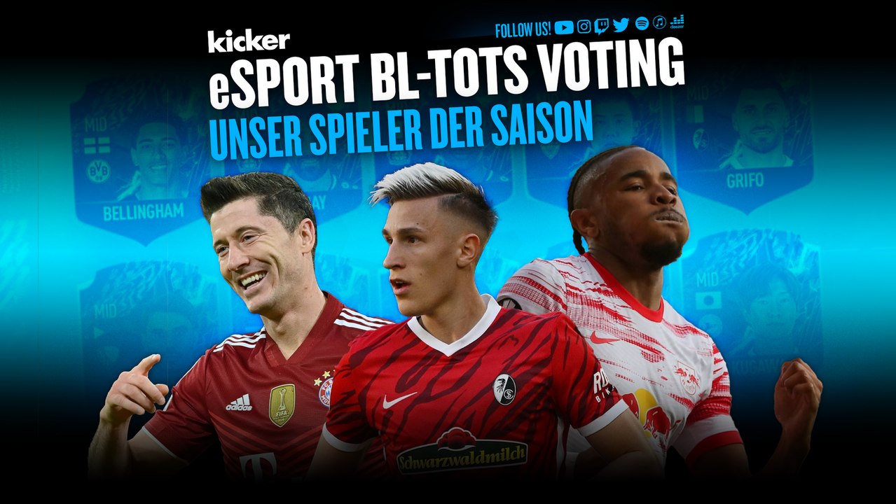 kicker eSport Bundesliga-TOTS: Wer ist unser Spieler der Saison?